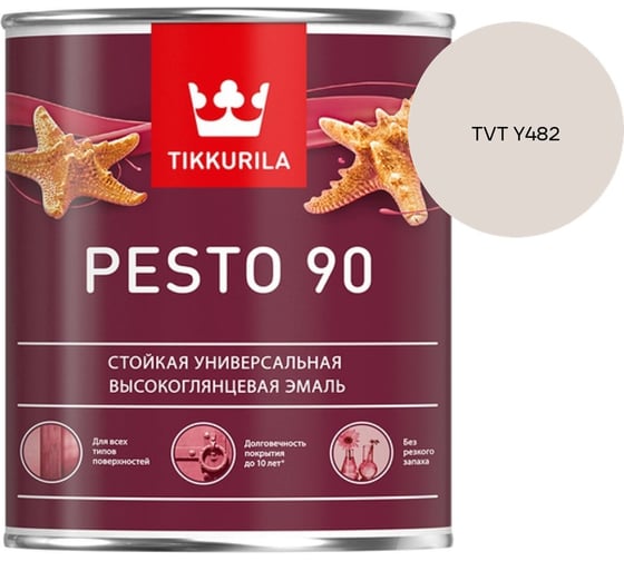 Эмаль Tikkurila PESTO 90 A в/гл 0,9л 700001076_TVT Y482