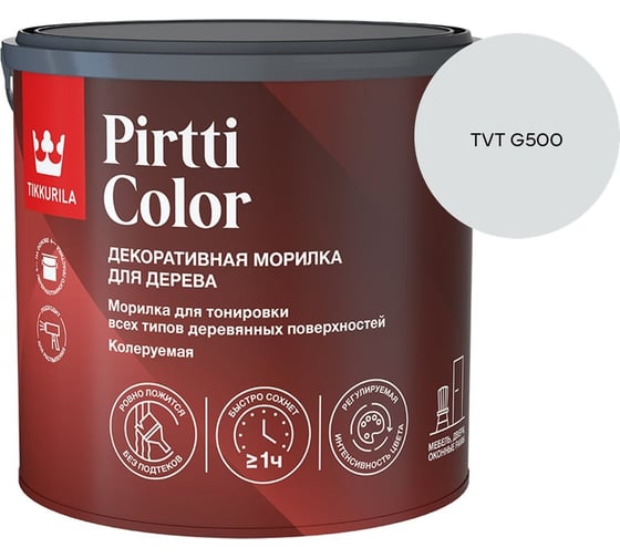 Морилка Tikkurila PIRTTI COLOR EP 2,7л 700014240_TVT G500