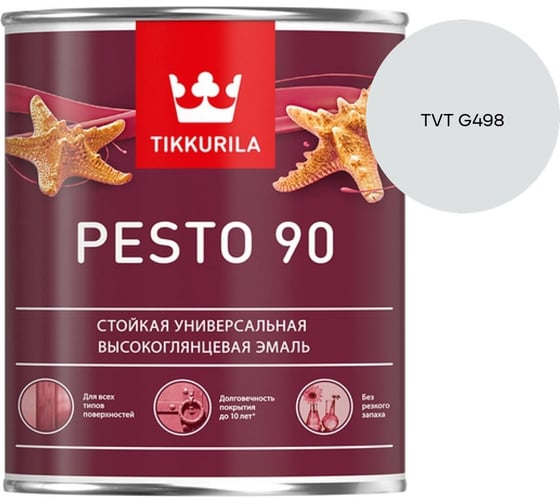 Эмаль Tikkurila PESTO 90 A в/гл 0,9л 700001076_TVT G498