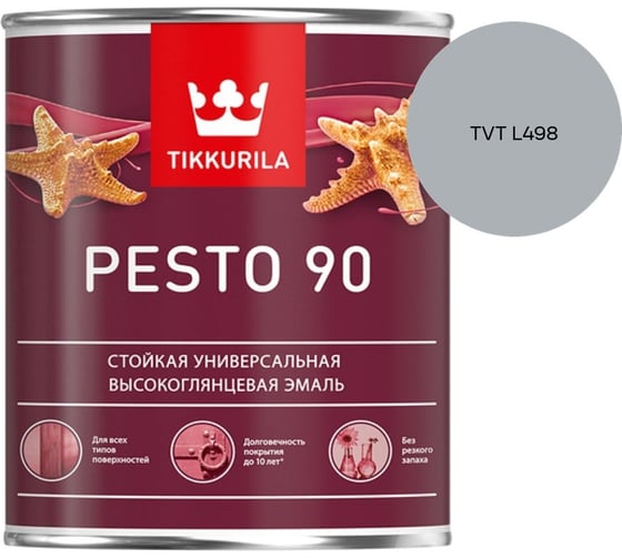 Эмаль Tikkurila PESTO 90 A в/гл 0,9л 700001076_TVT L498