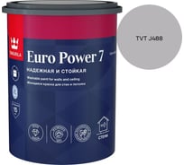 Краска интерьерная стойкая к мытью Tikkurila EURO POWER 7 A мат 0,9л 700001118_TVT J488