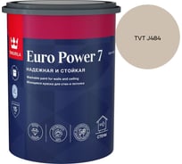 Краска интерьерная стойкая к мытью Tikkurila EURO POWER 7 A мат 0,9л 700001118_TVT J484