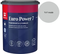 Краска интерьерная стойкая к мытью Tikkurila EURO POWER 7 A мат 0,9л 700001118_TVT H499
