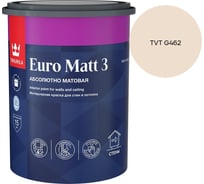 Краска интерьерная Tikkurila EURO MATT 3 A гл/мат 0,9л 700001111_TVT G462