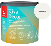 Лак акрилатный Tikkurila KIVA DECOR EP полуматовый 2,7л 700014238_TVT F497