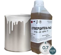 Эмаль МОСКВИЧКА ЭП-140 БЕЛАЯ 0,8кг + 0,3кг (комплект) 4620105774789
