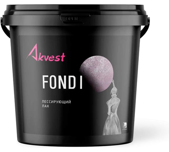 Акриловое декоративное покрытие Akvest FONDI MATTE 5кг 11111-81