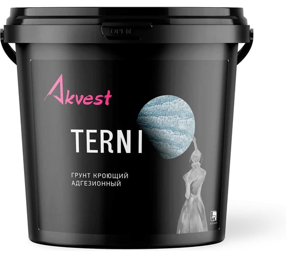Грунтовка адгезионная кроющая Akvest TERNI 15кг 11111-16