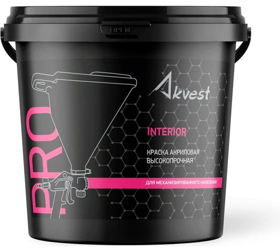 Интерьерная акриловая краска Akvest PRO INTERIOR 7 кг 111116-00001