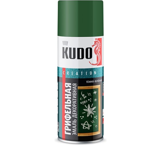 Эмаль грифельная декоративная KUDO темно-зеленая, 0,52 мл, KU-C302