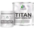 Эпоксидная грунт-эмаль MALARE 2К TITAN по металлу, двухкомпонентная для агрессивных сред и экстремальных условий, износостойкая, RAL 3015, светло-розовый, глянцевая, (10 ЭГЭМЕТ3015Г1000 1