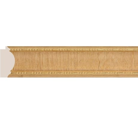 Интерьерный багет Cosca Decor 176-5 64 мм, ясень золотистый СПБ016780
