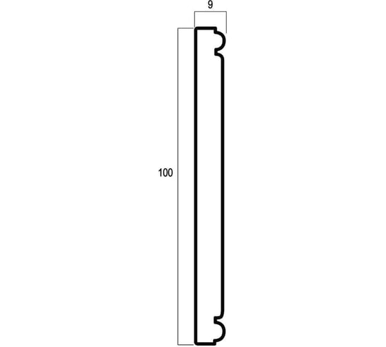 Панель Cosca Decor B10-552 100 мм, античное золото СПБ016795
