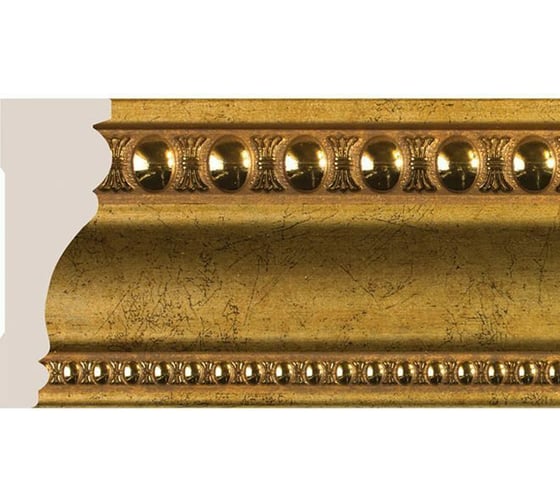 Потолочный плинтус Cosca Decor 110 мм, античное золото СПБ035795 1