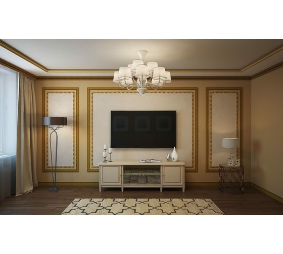Интерьерный багет Cosca Decor 17 мм, античное золото СПБ030462