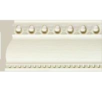 Потолочный плинтус Cosca Decor интерьерный багет, 90 мм, белое дерево СПБ023828