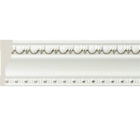 Потолочный плинтус Cosca Decor интерьерный багет, 90 мм, слоновая кость СПБ051817