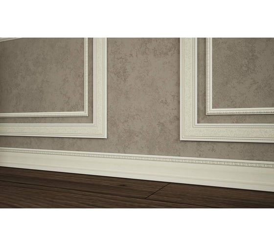 Бордюр Cosca Decor 186-15 интерьерный багет, 60 мм, слоновая кость СПБ019729