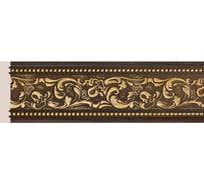 Бордюр Cosca Decor 150-1084 интерьерный багет, 79 мм, красное дерево с золотом СПБ016589