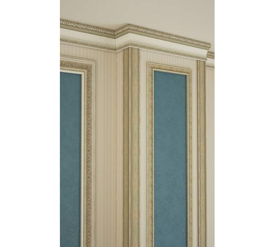 Угол Cosca Decor интерьерный багет, 25 мм, серебро СПБ029560