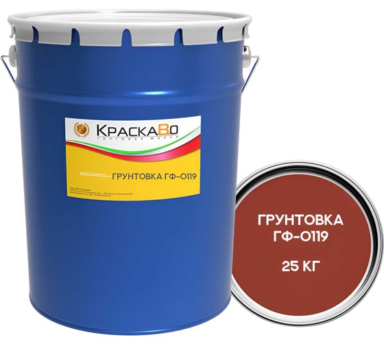 ГРУНТОВКА МОСКВИЧКА ГФ-0119 КРАСНО-КОРИЧНЕВАЯ 25кг 4620105775090