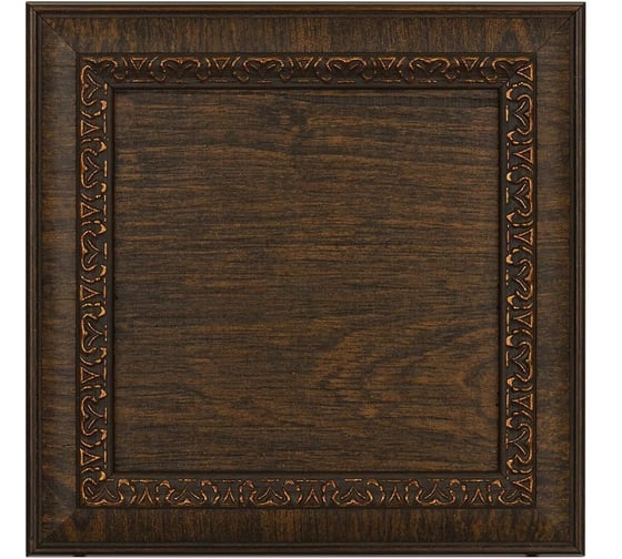 Соединительный элемент Cosca Decor D30-1 интерьерный багет, венге, 300x300 мм СПБ016885