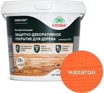 Лак акриловый для дерева KRONA Аквалак махагон 0,9 л 66361202