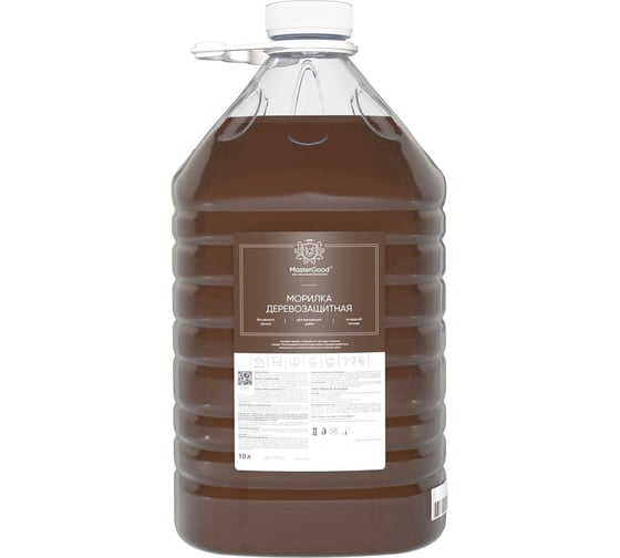 Морилка MasterGood MG Орех (10 л) MG-морилка-10/орех