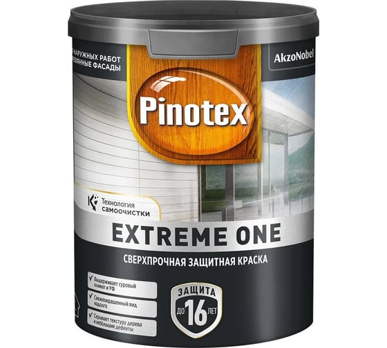Краска для дерева Pinotex Omnitex Extreme One BW 2,5л 50035736