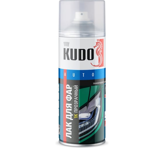 Лак для фар прозрачный KUDO 520 мл KU-9024