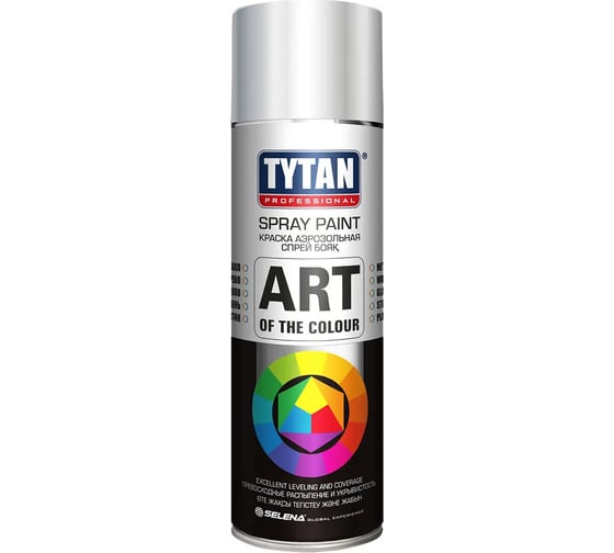 Аэрозольная грунт-эмаль по ржавчине 3 в 1 TYTAN PROFESSIONAL Art of the color 400 мл, RAL 9003, белая 284579