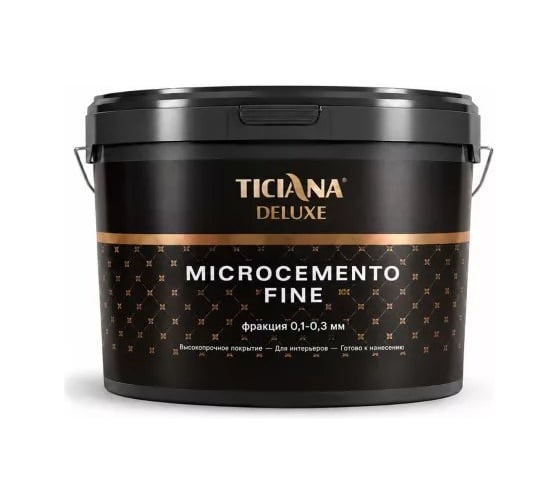 Покрытие декоративное высокопрочное Microcemento Ticiana DeLuxe 4кг 4300017490