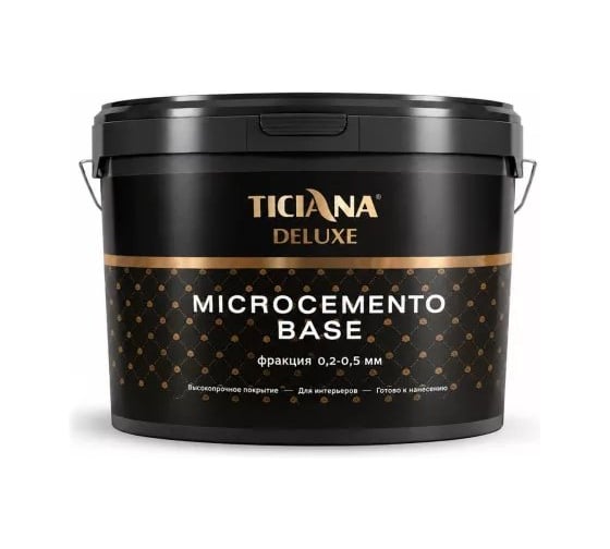 Покрытие декоративное высокопрочное Microcemento Ticiana DeLuxe 16кг 4300017487