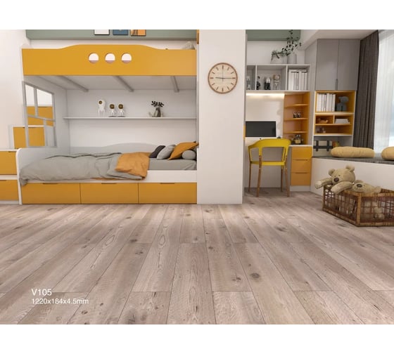 Кварцвиниловая плитка Betta SPC Villa V105 Дуб Новара 43 класс 4.5 мм 2.248 м² 000320256