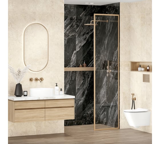 Керамогранит Artkera Group полированный Армония бежевый / Armonia beige 600*1200*7, 2,16м2, бежевый 60120AMO11P