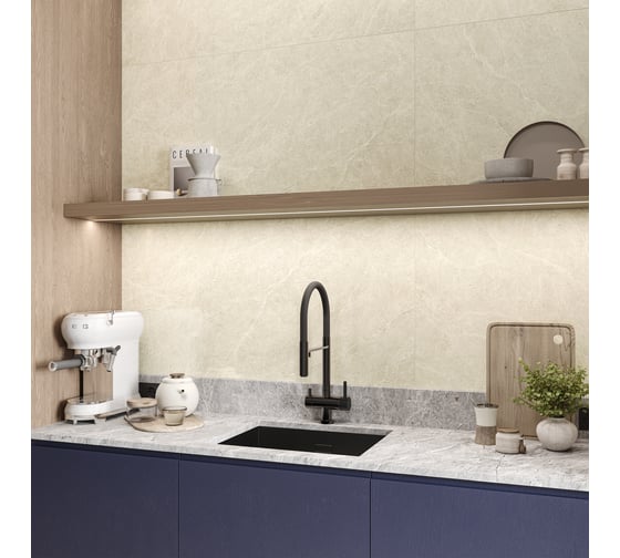 Керамогранит Artkera Group полированный Альта бежевый / Alta beige 600*1200*7, 2,16м2, бежевый 60120ATT11P