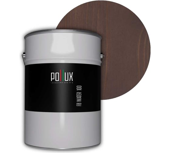 Пропитка для дерева Pollux FB Water 100 Кокосовые острова (цвет кофейный; объем 5 л) 4687202235568