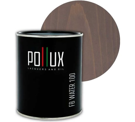 Пропитка для дерева Pollux FB Water 100 Самуи (цвет серо-коричневый; объем 1 л) 4687202235490