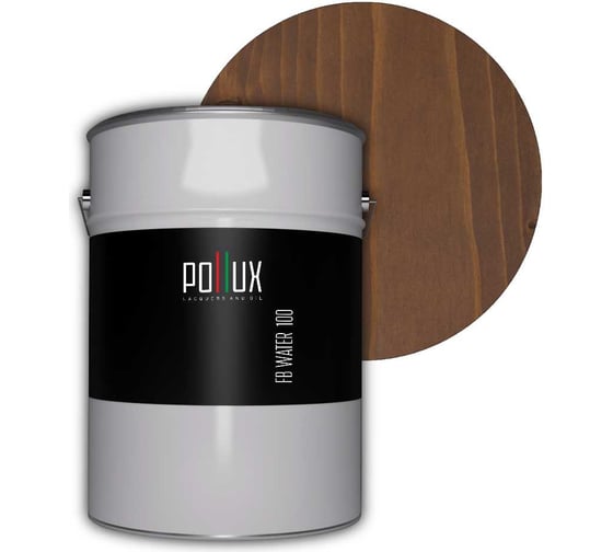 Пропитка для дерева Pollux FB Water 100 Сан-Блас (цвет коричневый; объем 5 л) 4687202235483