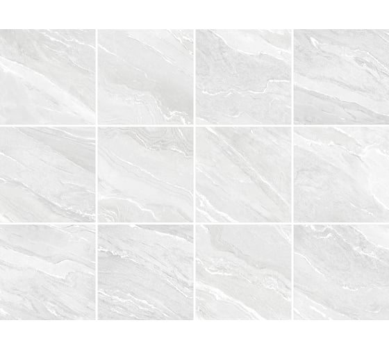 Керамогранит AlmaCeramica Нексстоун / Nexstone сахарный эффект 600х600х9 1,8 м2 серый (5 шт в уп) GFU6060NXT00R
