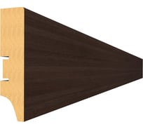 Напольный плинтус STELLA 60 МДФ, 2000x60x16 мм, Венге, в упаковке 20 шт. ЦБ-00004446