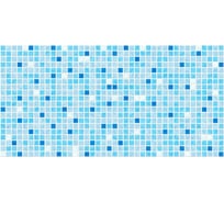 Панель ПВХ STELLA 0.3 мм, мозаика, Микс голубой 00000012472