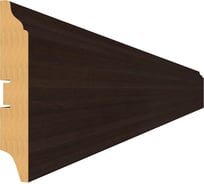 Напольный плинтус STELLA 100B МДФ, 2000x100x16 мм, Венге, в упаковке 12 шт. ЦБ-00004425