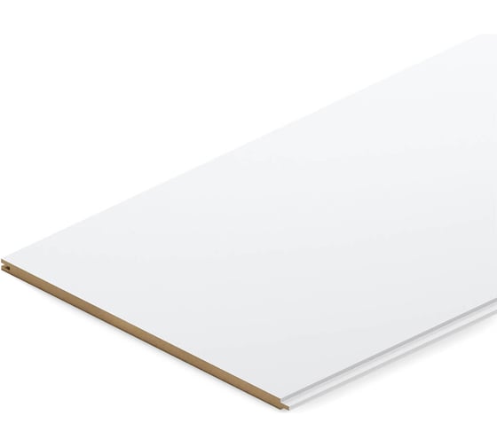 Панель STELLA Classic Standart МДФ, 2700x200x6 мм, белый, упаковка 8 шт. ЦБ-00007506