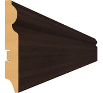 Напольный плинтус STELLA 110C МДФ, 2000x110x16 мм, Венге, в упаковке 12 шт. ЦБ-00004433