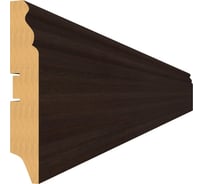 Напольный плинтус STELLA 100E МДФ, 2000x100x16 мм, Венге, в упаковке 12 шт. ЦБ-00004430