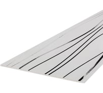 Панель ПВХ STELLA Premium Голография Серебряные нити СН 41, 2.7x0.25 м ЦБ-00007408