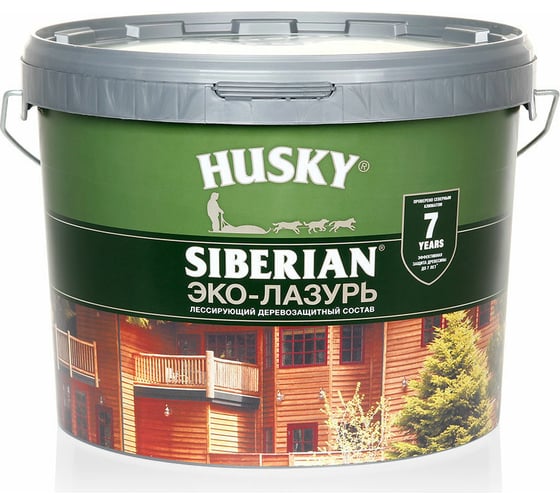 Эко-лазурь HUSKY антик 9 л 25216 1