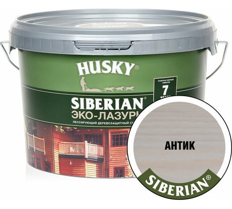 Эко-лазурь HUSKY антик 2,5 л 25190