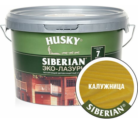 Эко-лазурь HUSKY Калужница 2,5 л 25203